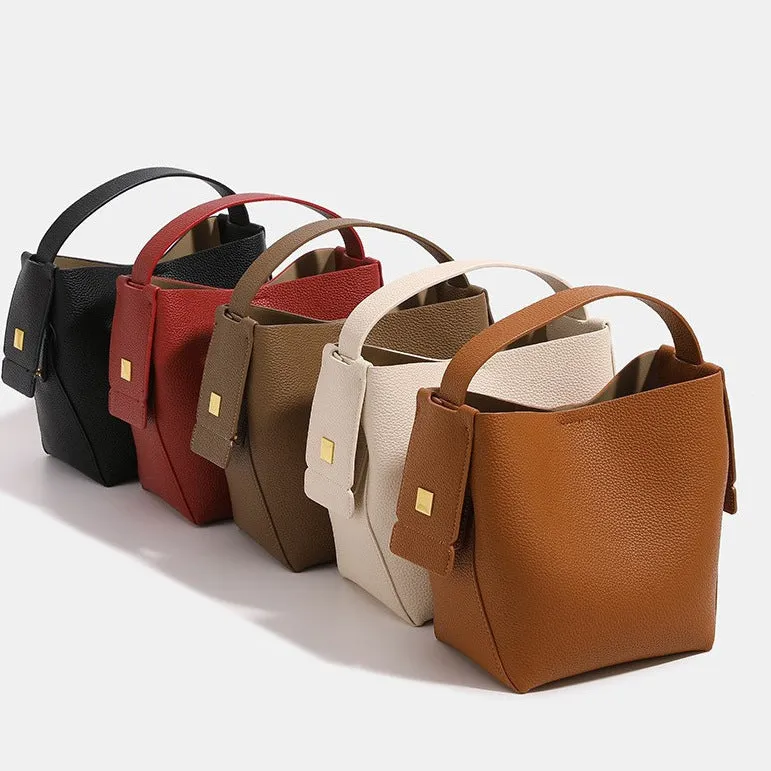 Simple Vintage Commuter Handbags Business Small Crossbody Shoulder Bags Fashion Trend Luxury Leather Bags