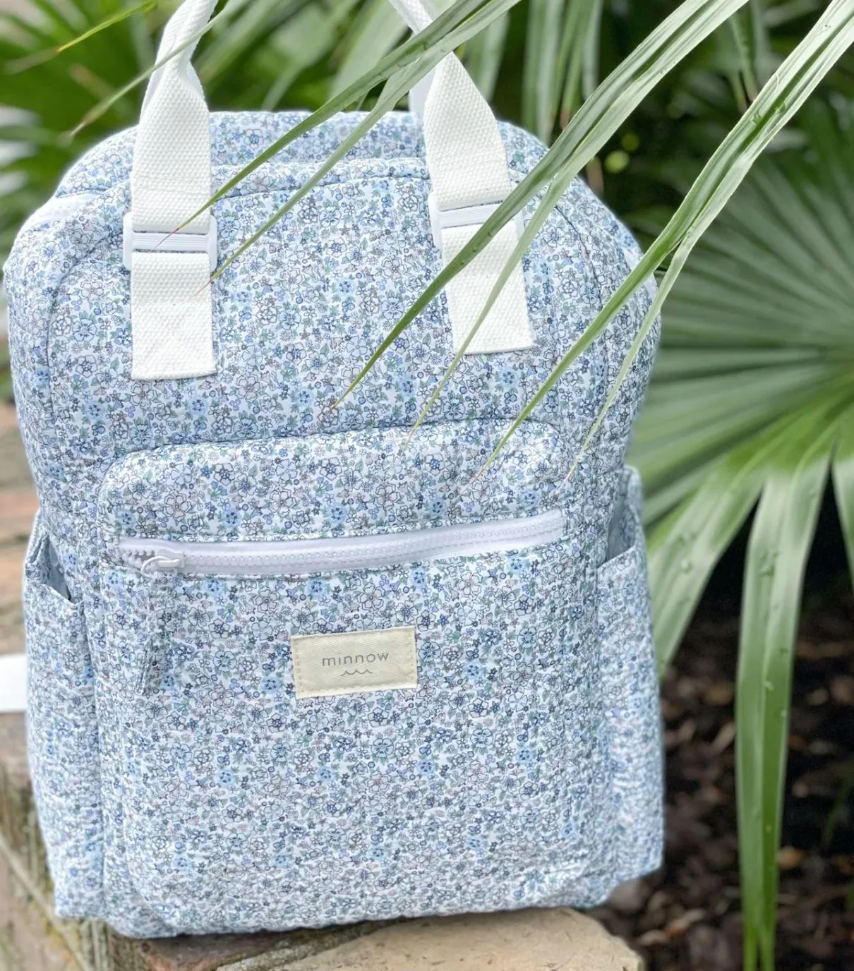 Slate Floral Everyday Backpack