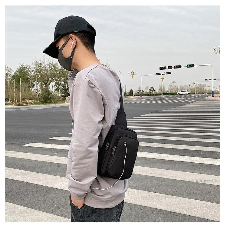 Sport Outdoor  Polyamides and Nylon Messenger bag for Men