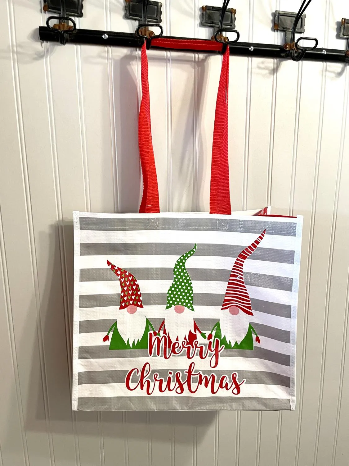 Stripe Gnome Tote