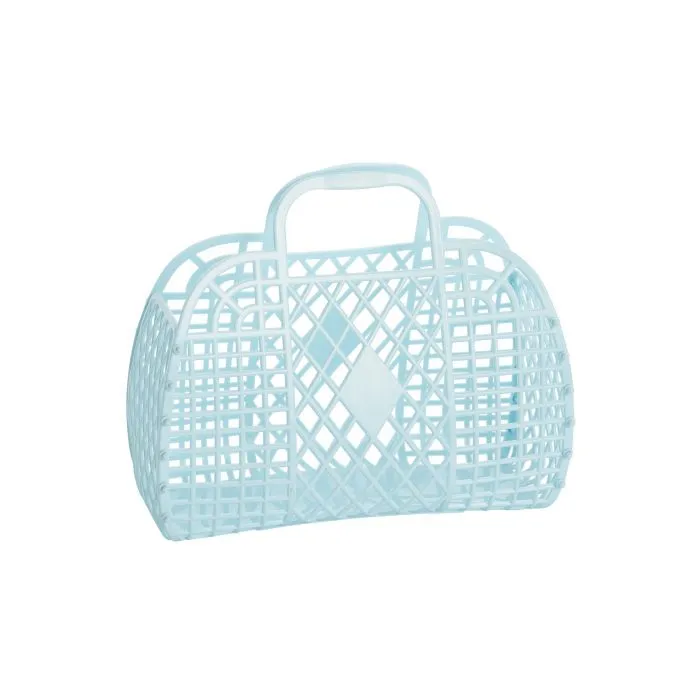 Sun Jellies Retro Basket Small - Blue