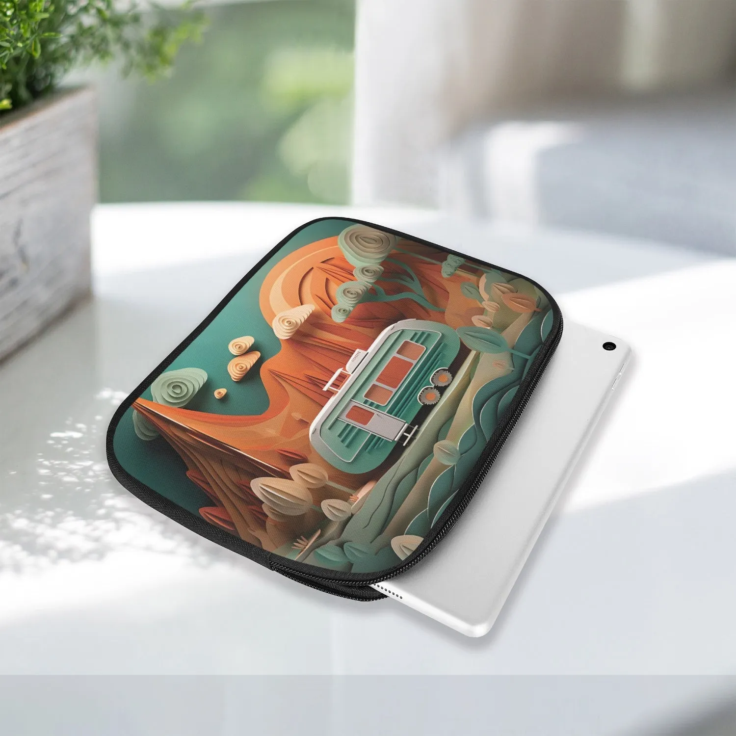 Tablet Sleeve - Travelling - Caravan, awd-564