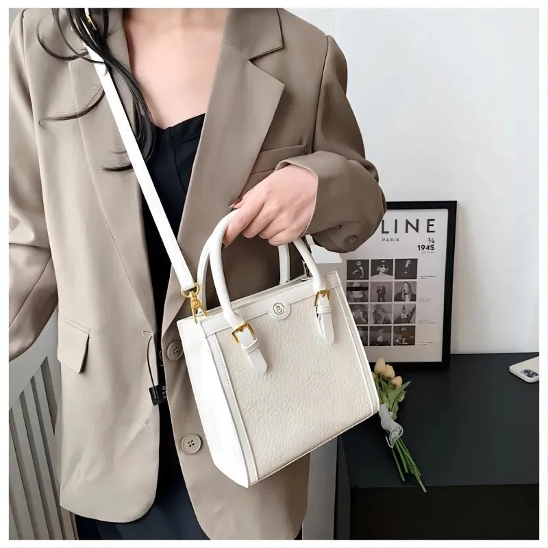 TAVIMART  -  New Luxury Designe Handbags For Women Shoulder Tote Bag High Quality PU Leather Fashion Simple Female Messenger Bags