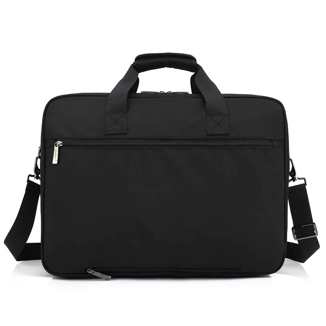 THE CLOWNFISH CoolBELL 17.3 Inch Nylon Laptop Messenger Bag (Black)