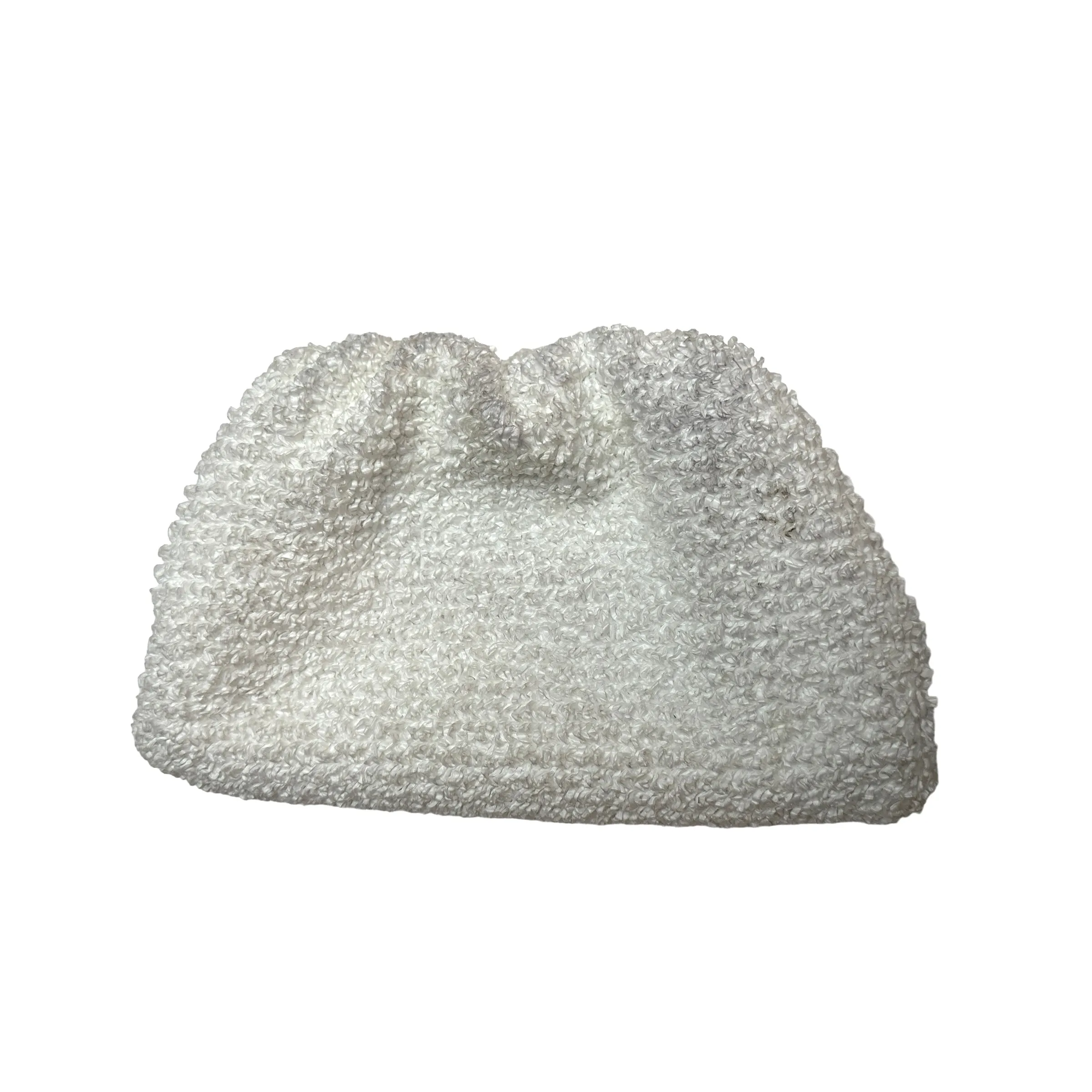 The Pouch Mini Bouclé Clutch