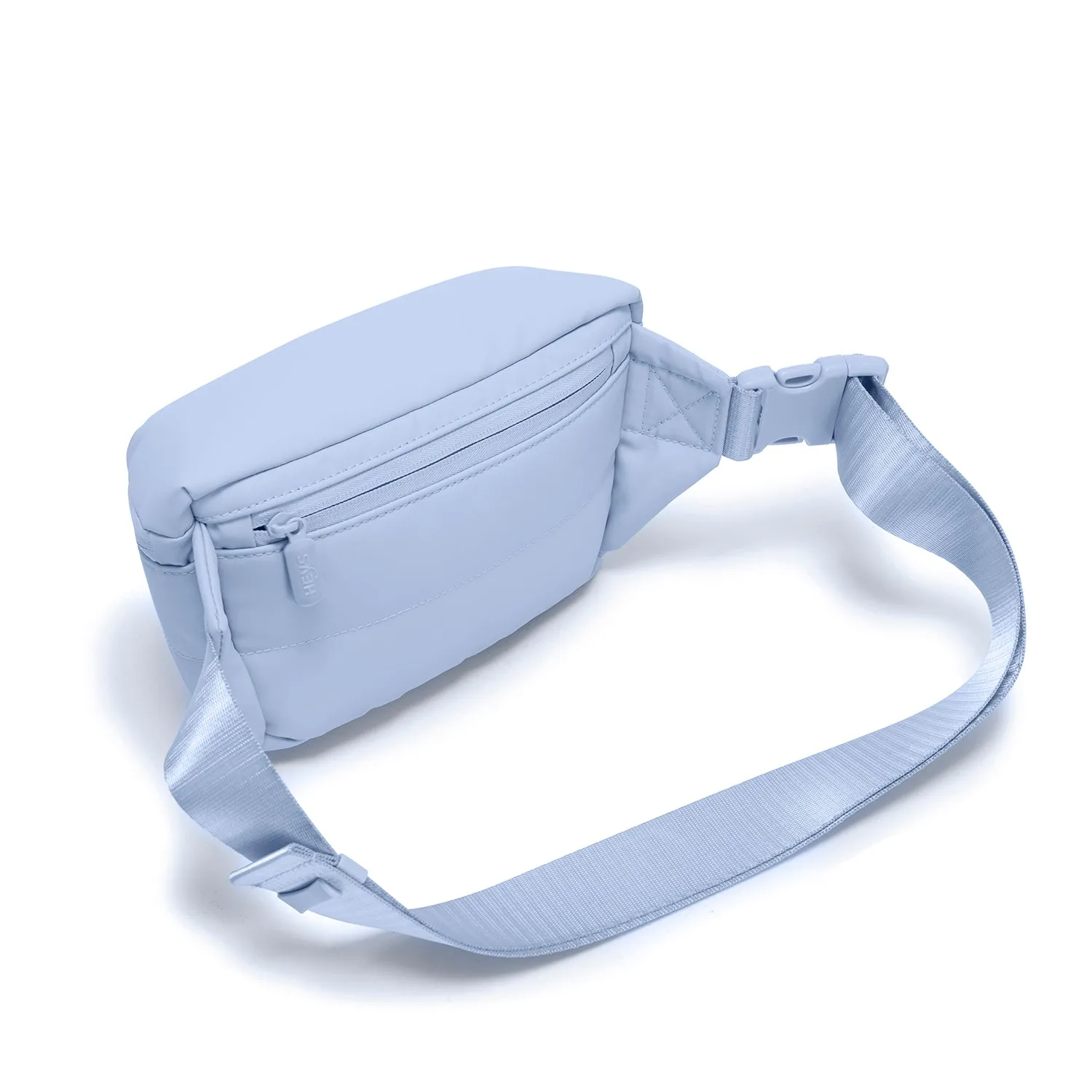 The Puffer Mini Waist Bag - Light Blue