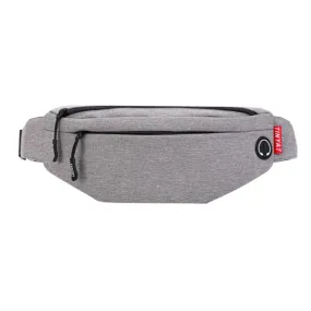 TINYAT T2003 Outdoor Sports Nylon Waterproof Mobile Phone Waist Bags(Grey)