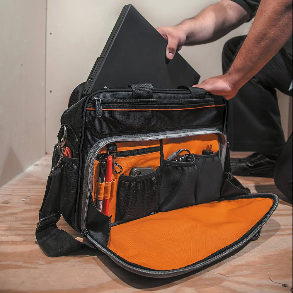 Tool Bag - Klein Tools Tradesman Pro™ w/Laptop Pocket Tool Bag, 16-Inch, 55455M