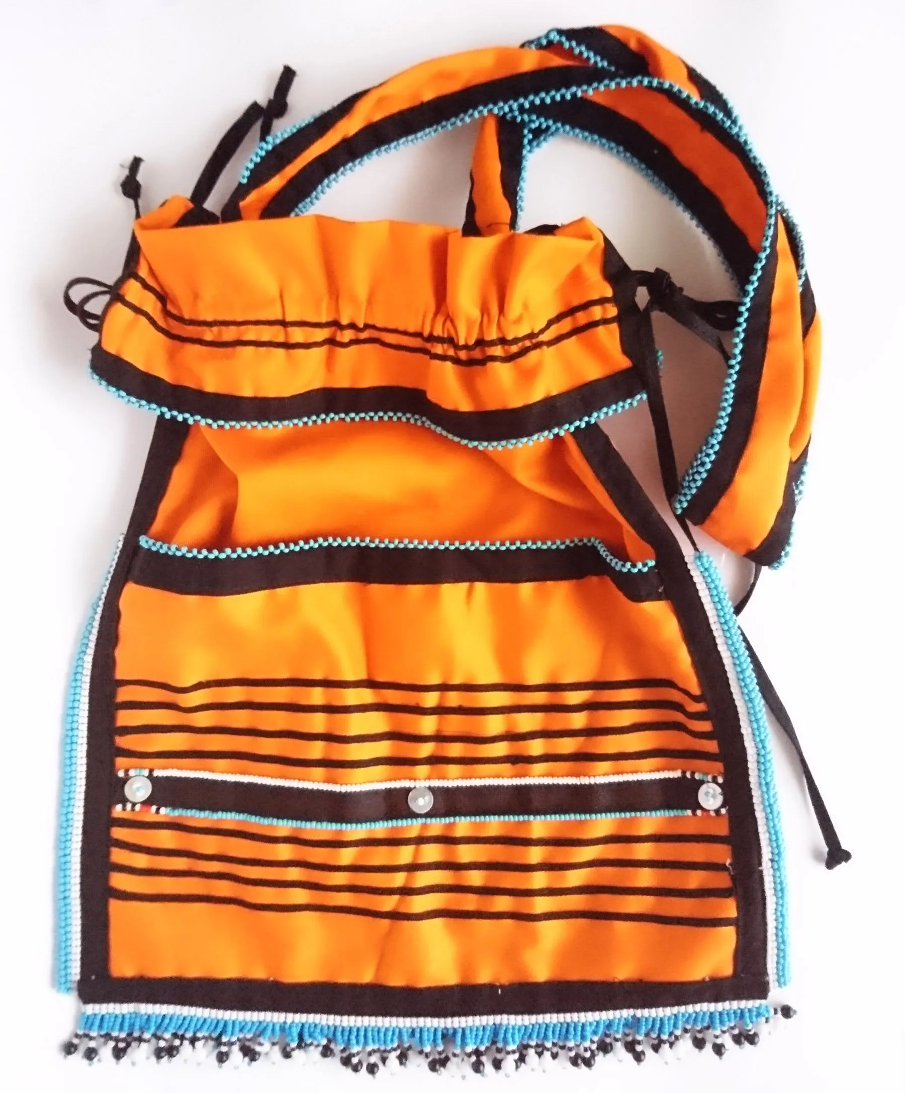 Traditional Xhosa Drawstring Bag Inxili