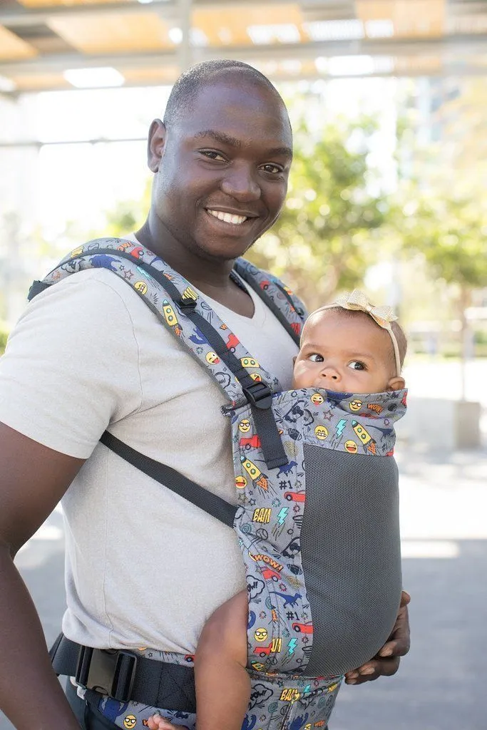 Tula Free-to-Grow Baby Carrier Coast Stamps