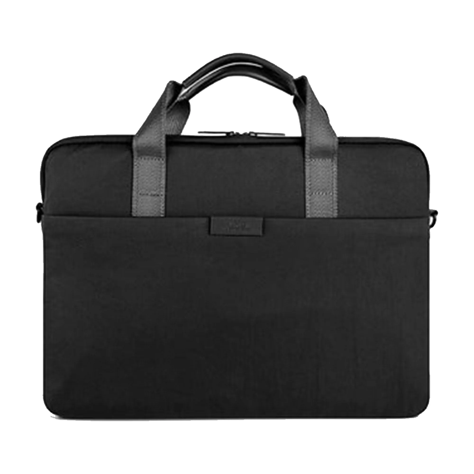 UNIQ Stockholm Protective Nylon Messenger Bag for MacBook and laptops Up to 16" - Midnight Black