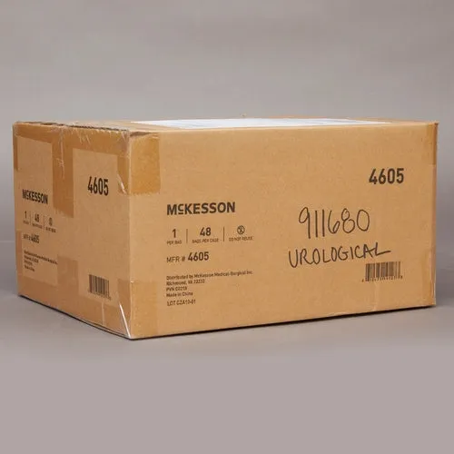 Urinary Leg Bag McKesson Anti-Reflux Valve Sterile 1000 mL Vinyl