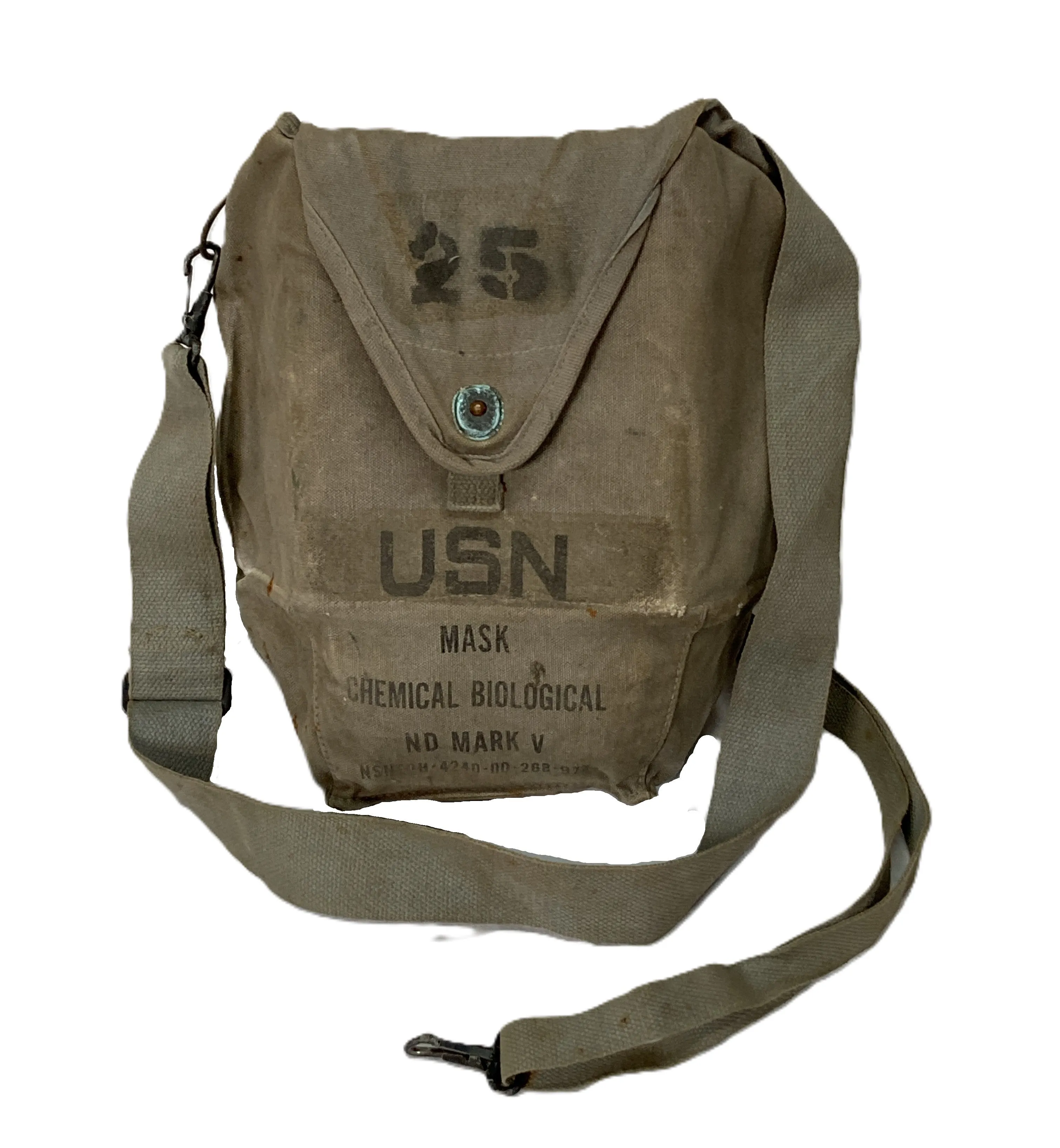 US Navy Mk V Gas Mask Carrier