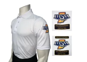 USA400IN - Smitty "Made in USA" - IHSAA Men's Short Sleeve WHITE Volleyball/Swimming  Shirt