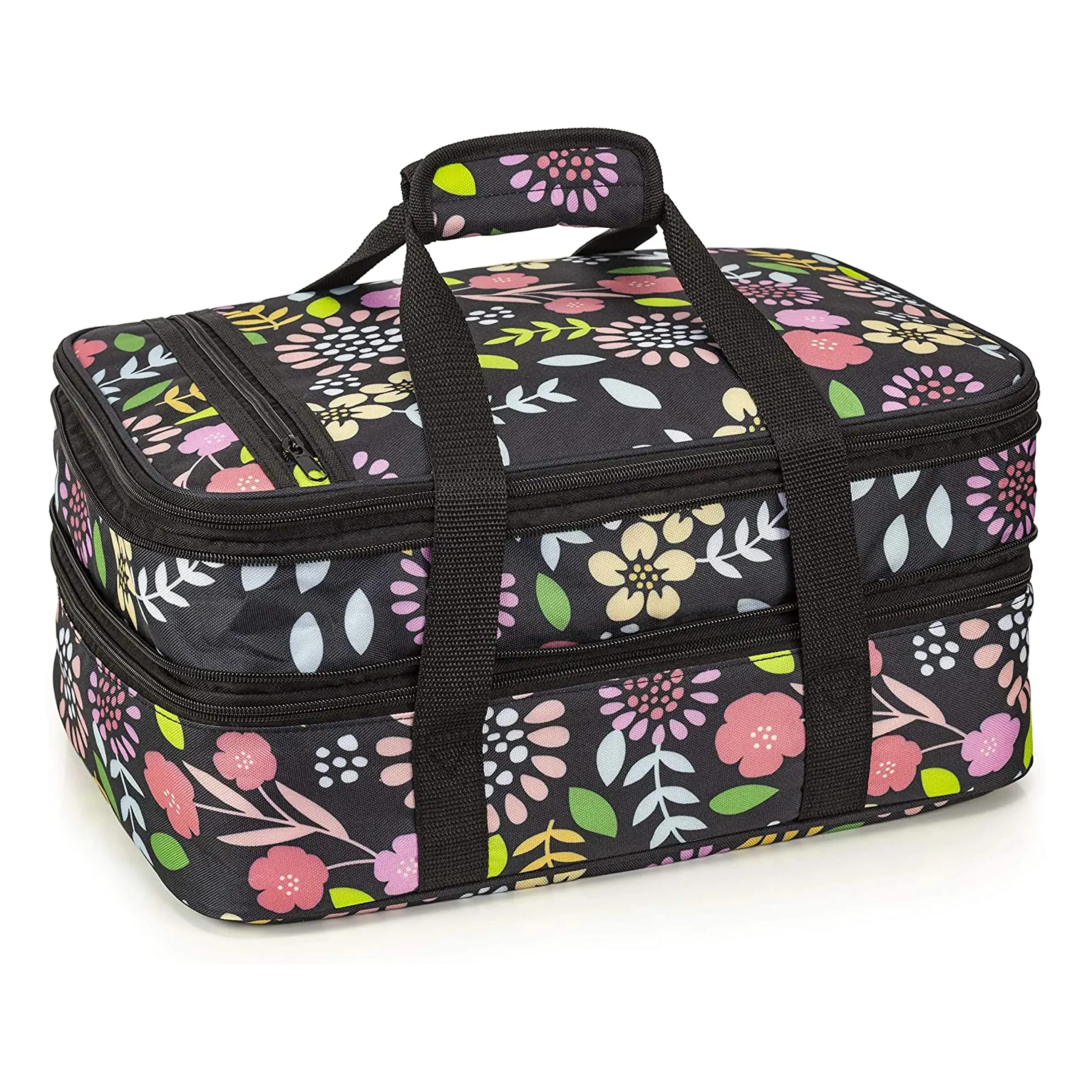 VP Home Insulated Casserole Carrier Travel Bag (Henna Tattoo