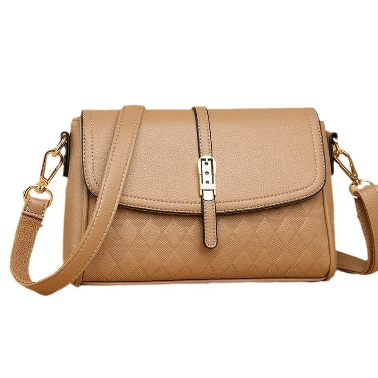 Women Messenger Bag Simple Soft Leather Cross body bag