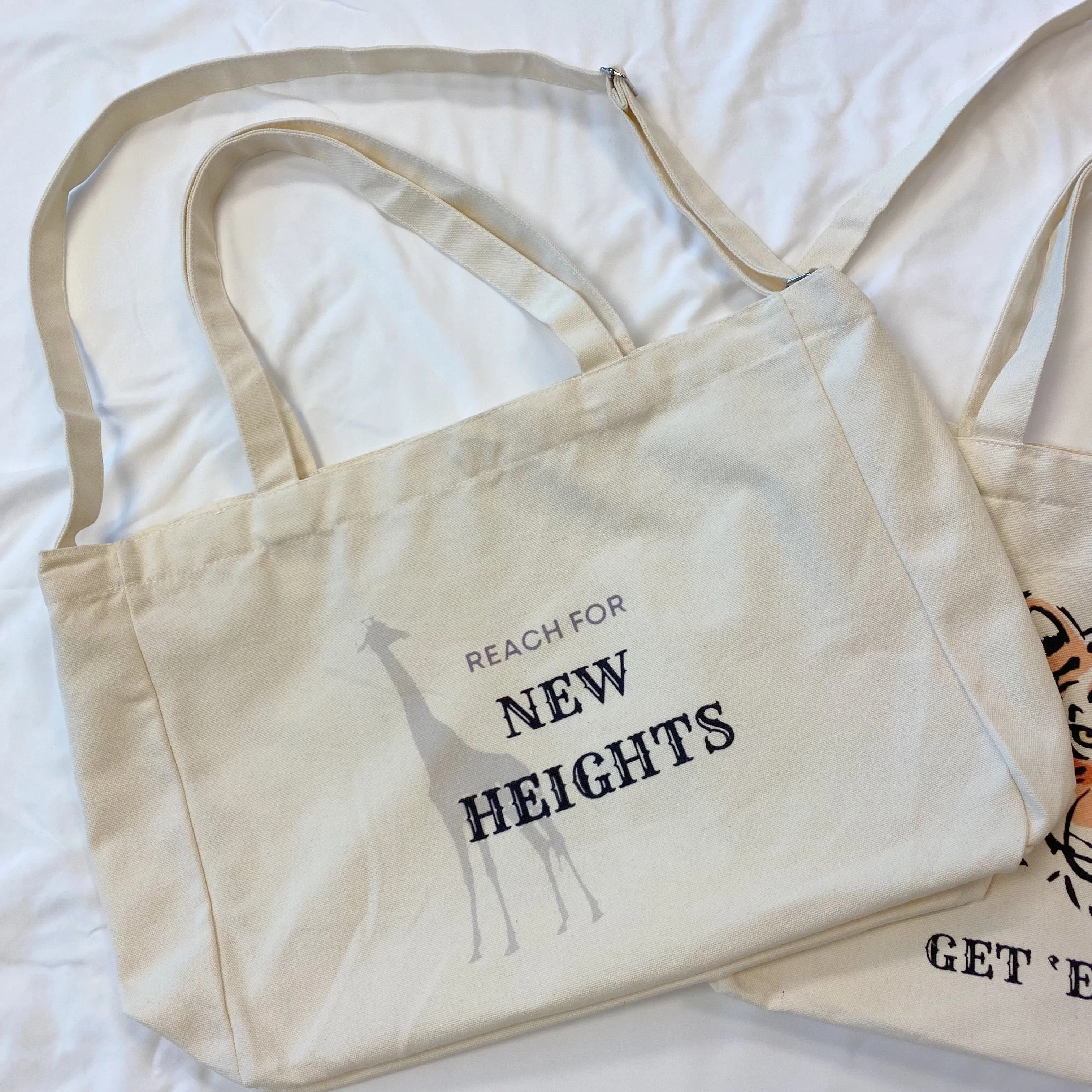 Words To Live By Canvas Tote