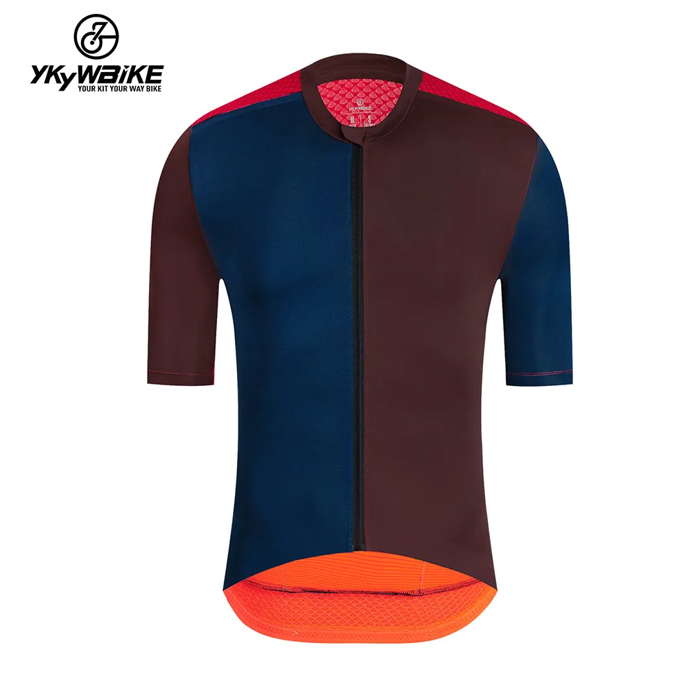 YKYW 2024 Men's New Cycling Jersey Moisture Wicking Quick Dry Multiple Color Combinations Colorblocking