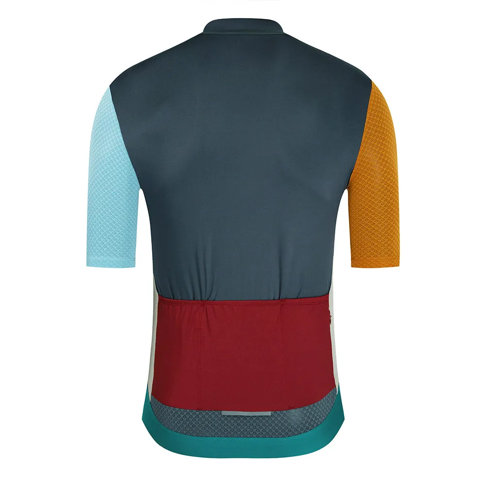 YKYW 2024 Men's New Cycling Jersey Moisture Wicking Quick Dry Multiple Color Combinations Colorblocking