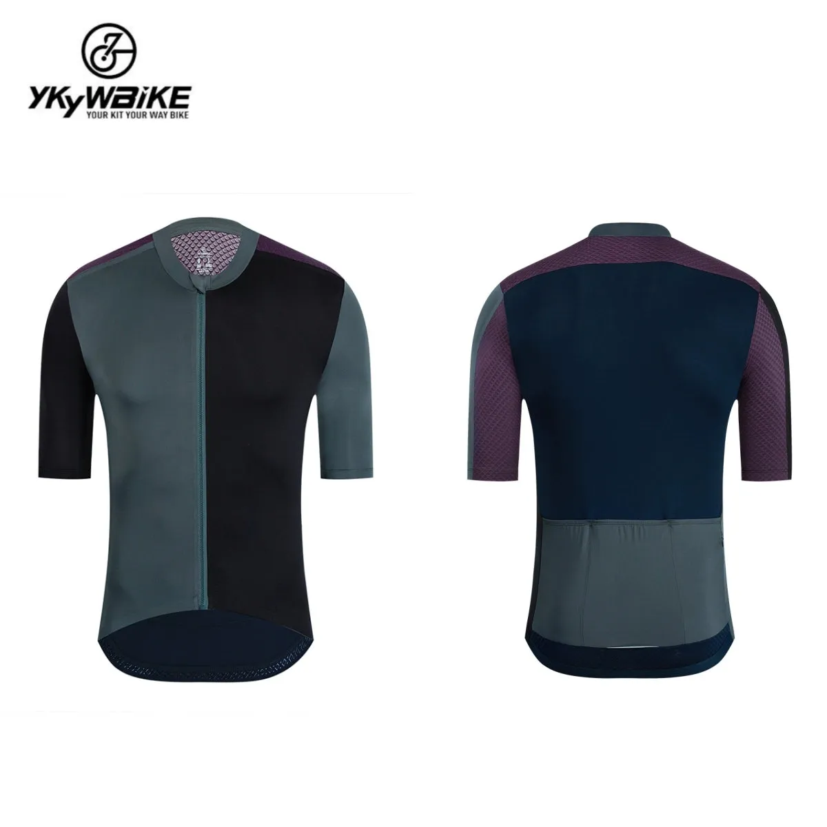 YKYW 2024 Men's New Cycling Jersey Moisture Wicking Quick Dry Multiple Color Combinations Colorblocking