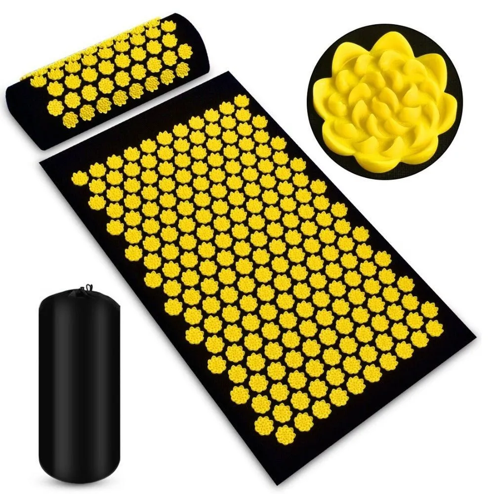 Yoga Mat With Spikes For Acupuncture And Stress Relief